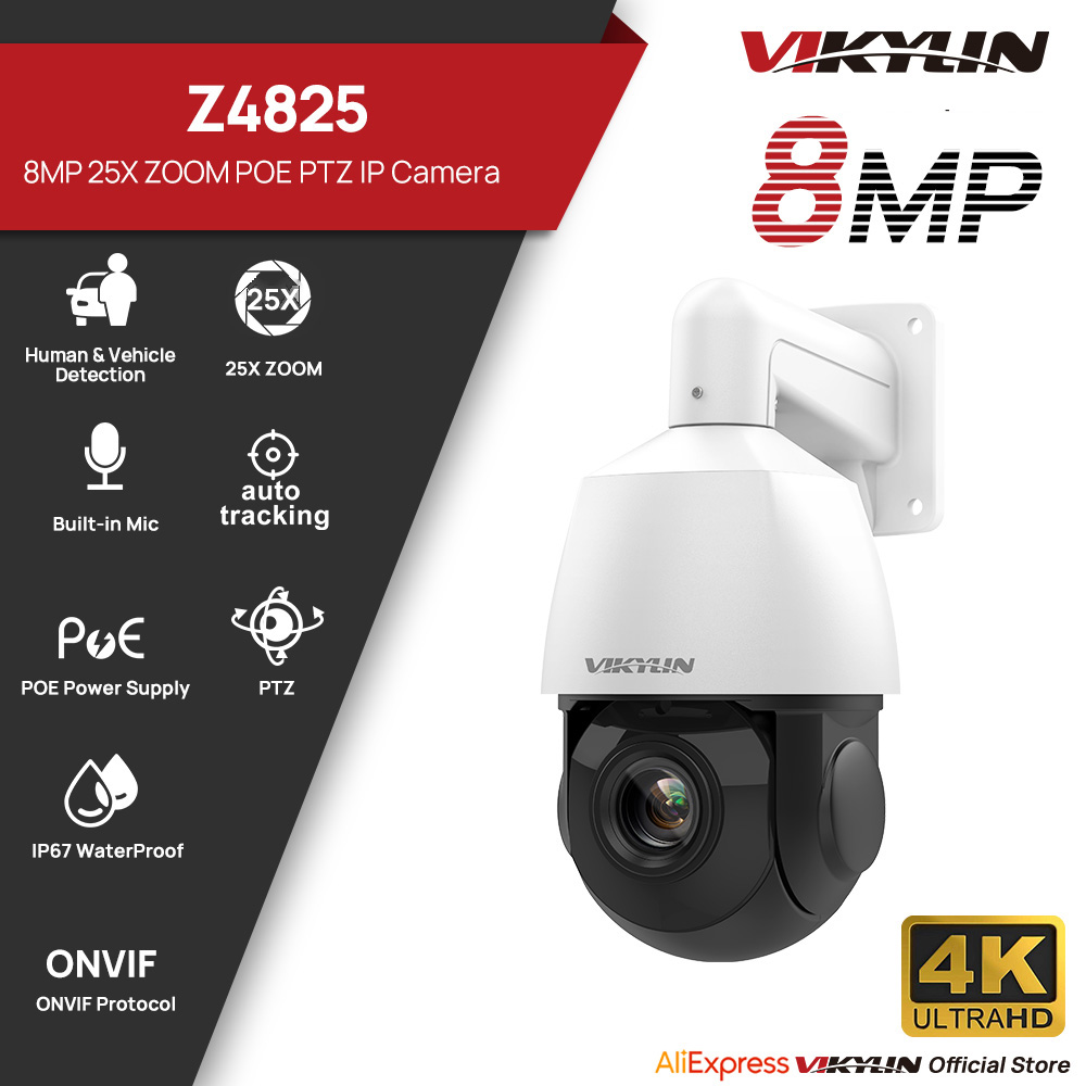Outdoor Power G Motion - Câmera de Segurança IP Vikylin 4K