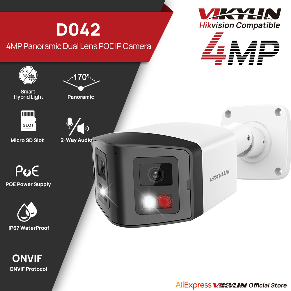 Outdoor Power G Motion - VIKYLIN 170 ° Câmera IP de