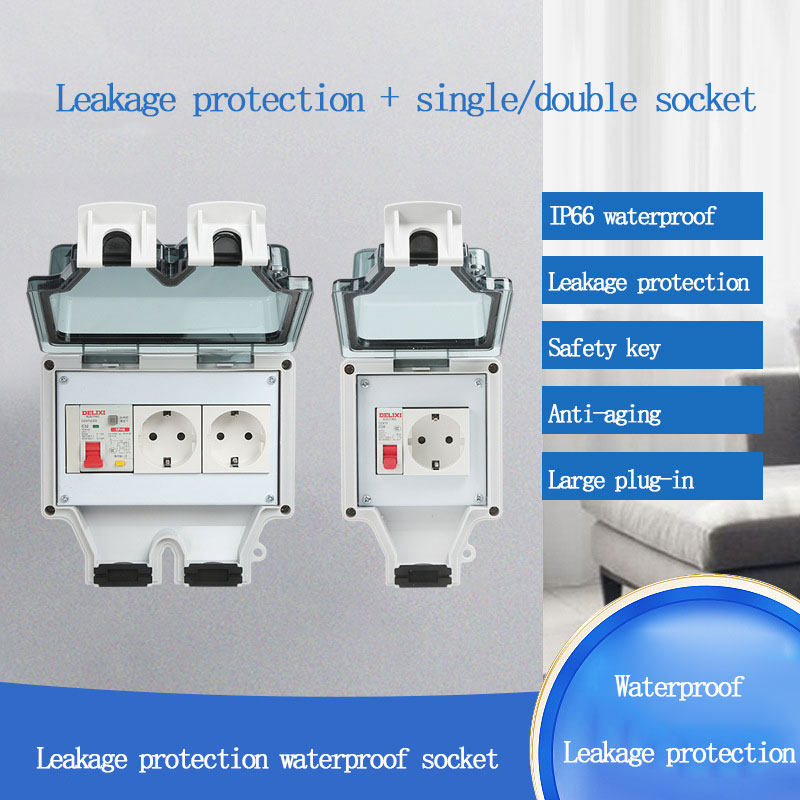 Outdoor Power Outlet Weatherproof - Tomada Externa à Prova d'Água Tipo