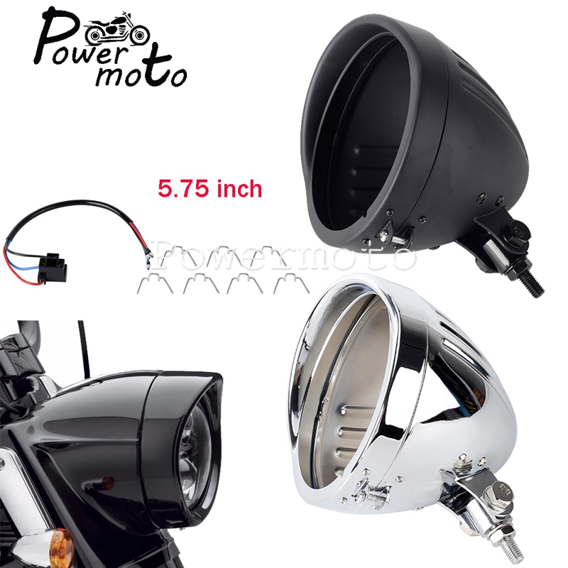 Outdoor Power Xtreme - Motocicleta Aço Farol Habitação Balde, Farol