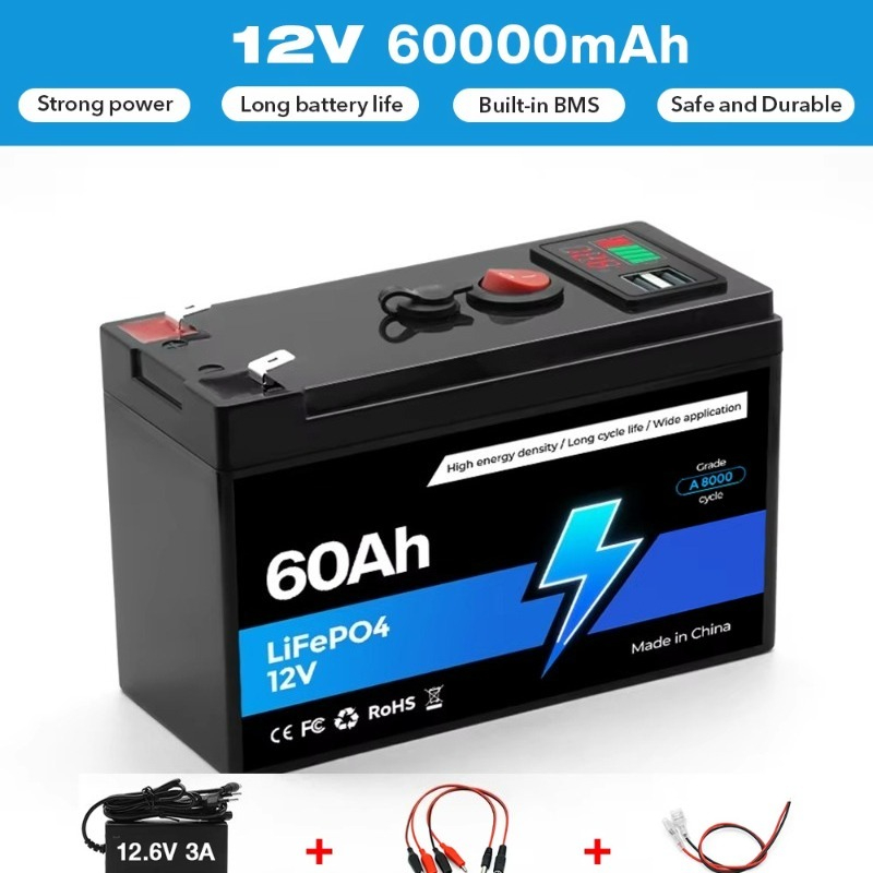 Outdoor Power Pack - Bateria de Lítio 12V 80Ah Durável