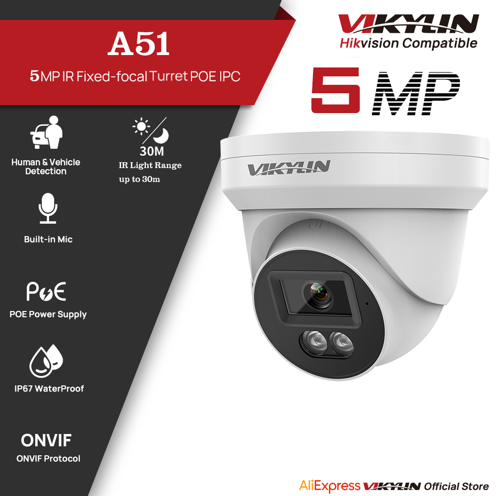Outdoor Power G Motion - Câmera de Segurança IP VIKYLIN 5MP