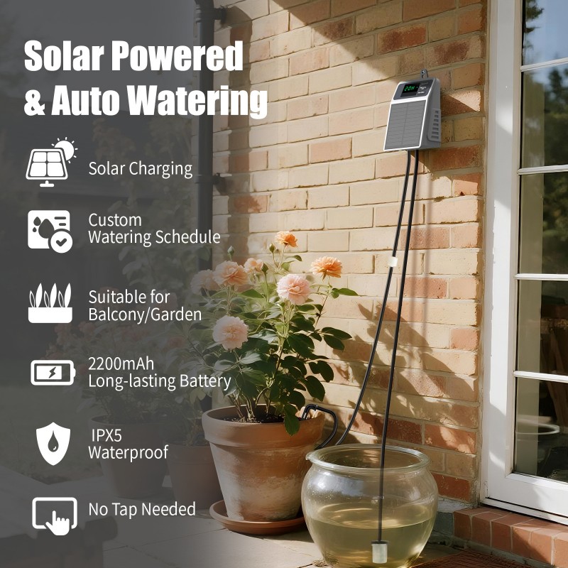 Outdoor Power And Plant - Kit de irrigação por gotejamento automático
