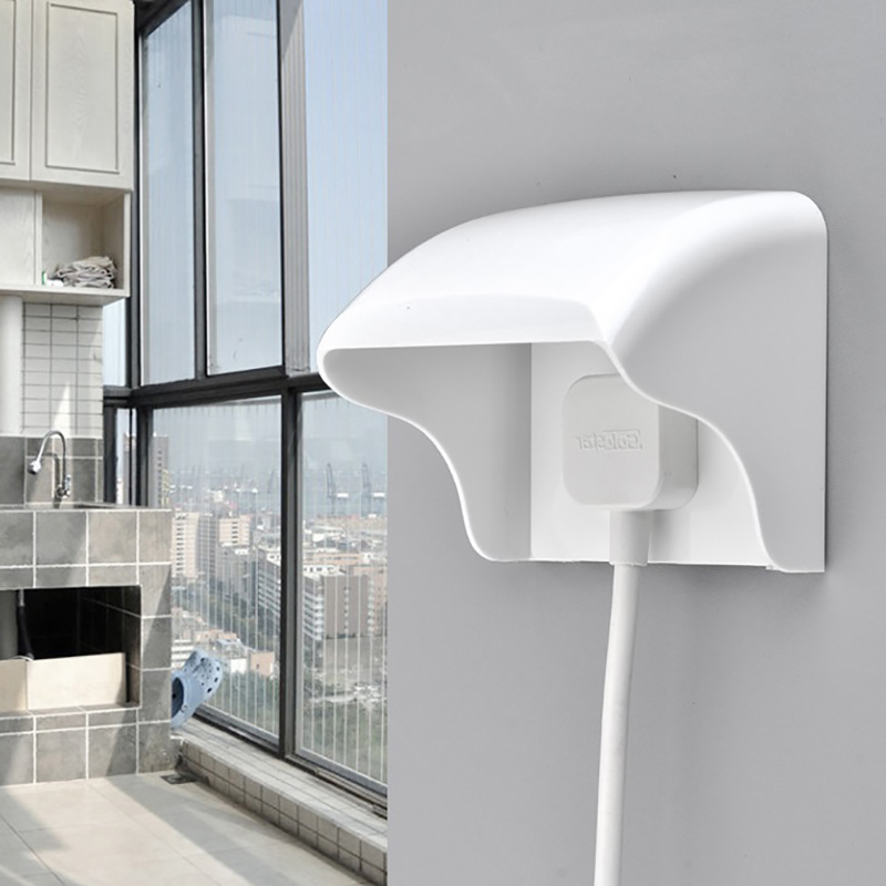 Outdoor Power Outlet Weatherproof - Rainproof Switch Socket Protection Box, plástico