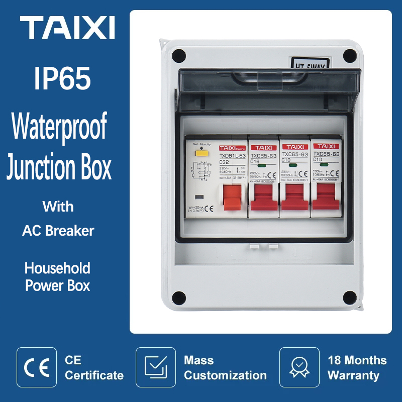 Outdoor Power Box Cover - Interruptor doméstico ao ar livre mcb