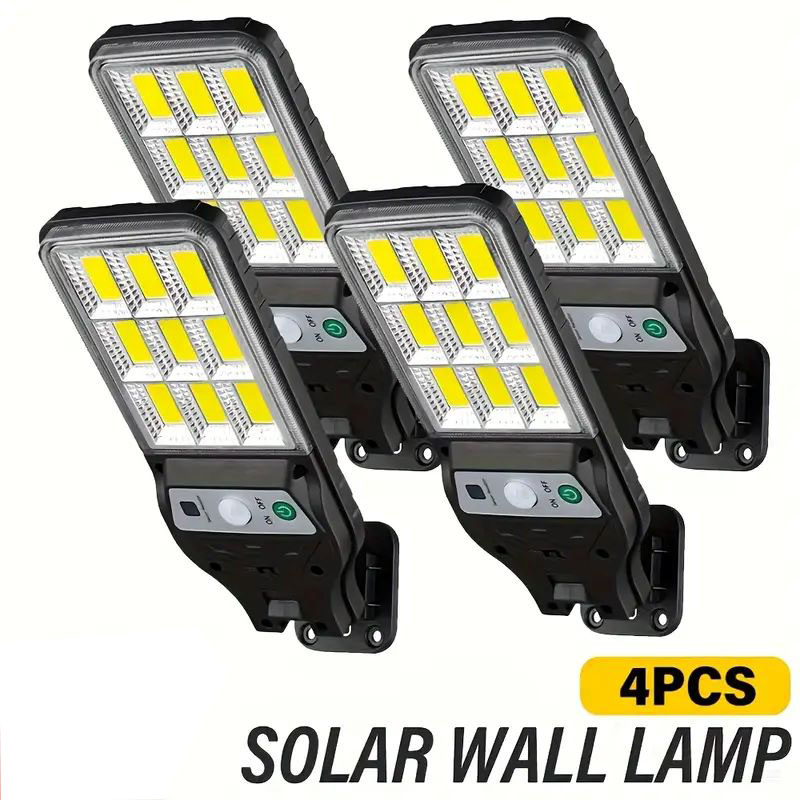 Outdoor Power Outlet Weatherproof - 4 PCS Luz de Parede Solar