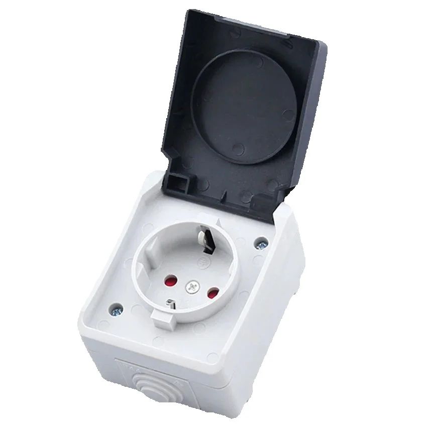 Outdoor Kitchen Power Outlet - Europeu frança alemão 16a superfície montada