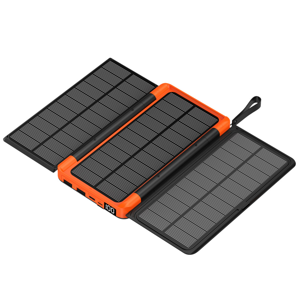 Outdoor Power Pack - Carregador Solar Portátil Dobrável, Bateria Externa