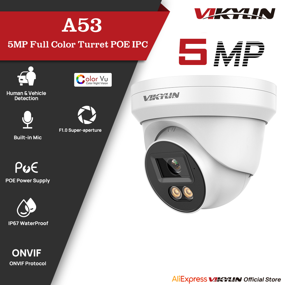 Outdoor Power G Motion - Câmera de Segurança IP VIKYLIN 5MP