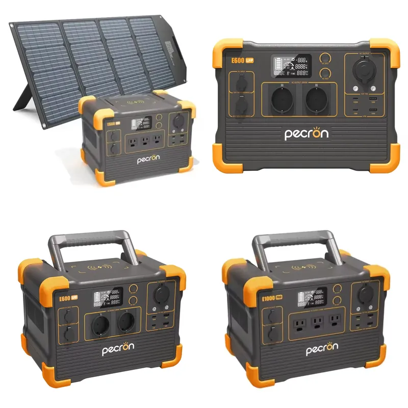 Outdoor Power Pack - Gerador Solar Portátil Pecron 1200W, Estação