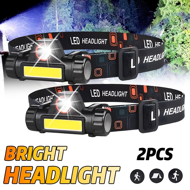 Outdoor Power Head - Lanterna de cabeça recarregável com LED