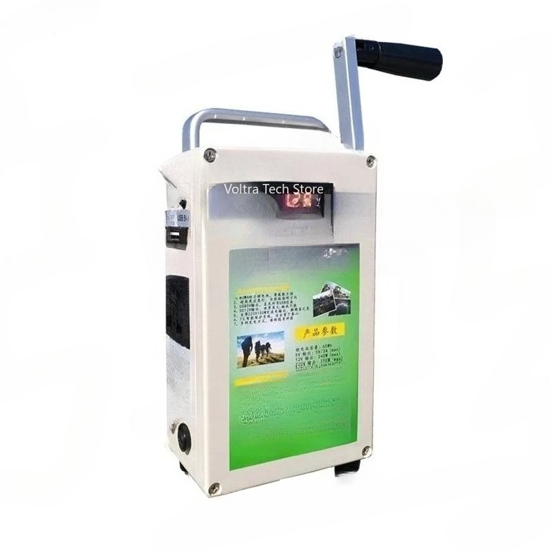 Outdoor Powerbank - Gerador Manual de Manivela para Carregamento