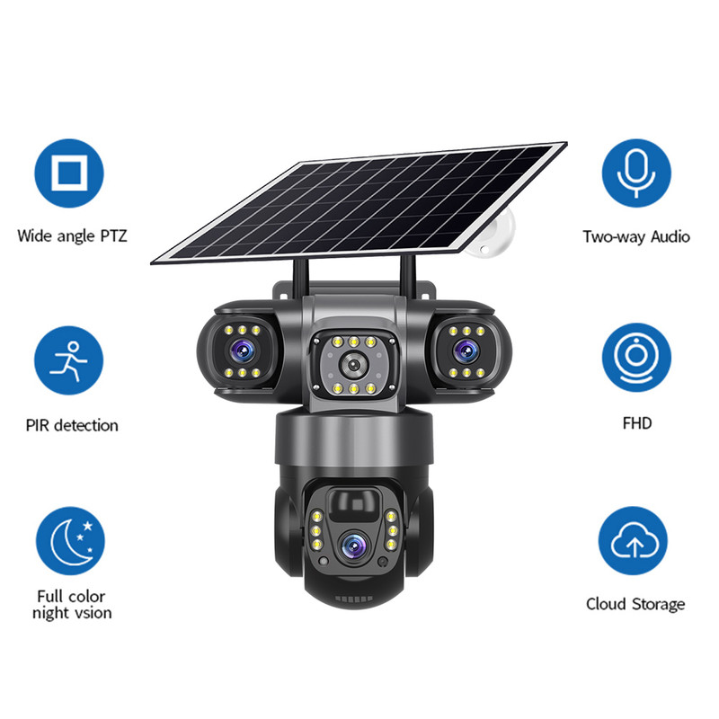 Câmera Solar Externa com 3 Len - Outdoor Power G Motion avaliação e preço