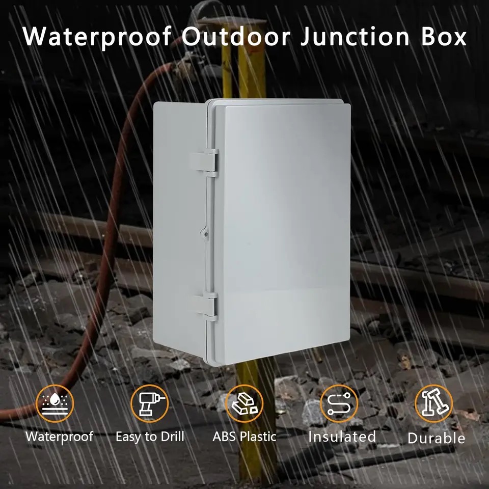 Ao ar livre ip66 abs pc articu - Outdoor Power Box Cover avaliação e preço