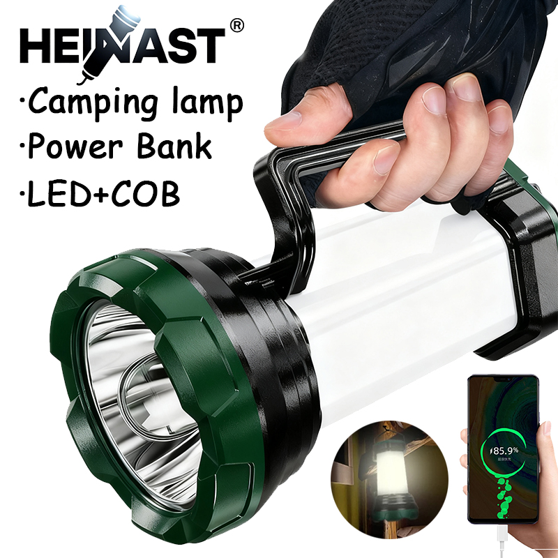 Portátil poderosa lanterna led - Outdoor Powerbank avaliação e preço