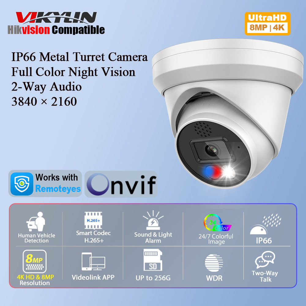 Câmera IP Vikylin 4K 8MP com A - Outdoor Power G Motion avaliação e preço