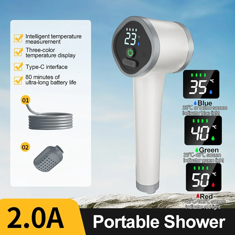 Chuveiro sem fio para jardim a - Outdoor Power Head avaliação e preço
