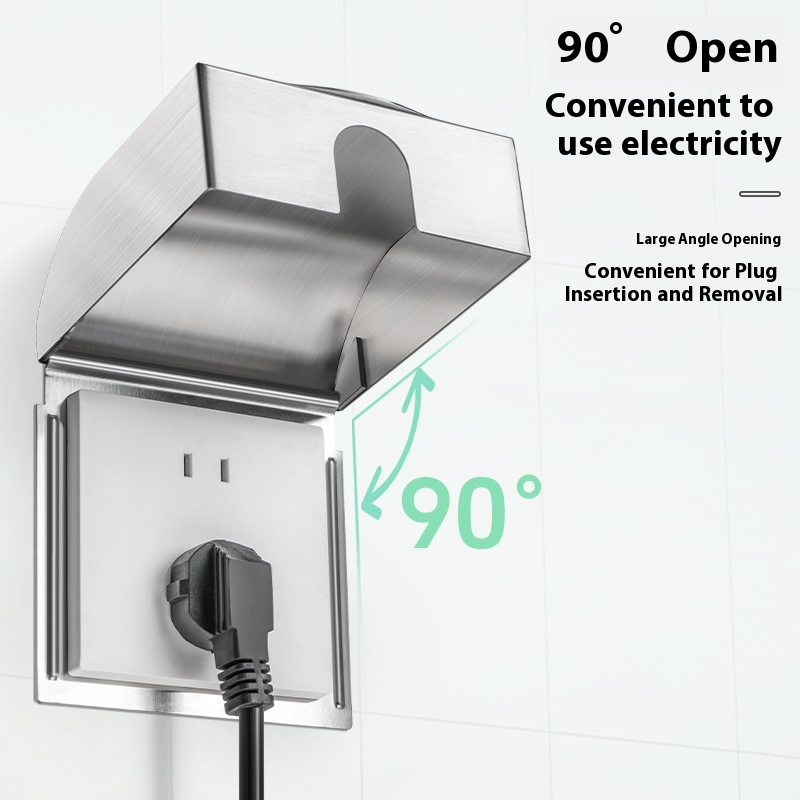 86 soquete caixa à prova de re - Outdoor Power Box Cover avaliação e preço
