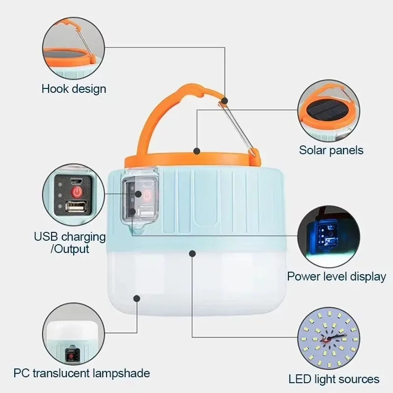 Lanterna de acampamento solar  - Outdoor Powerbank avaliação e preço