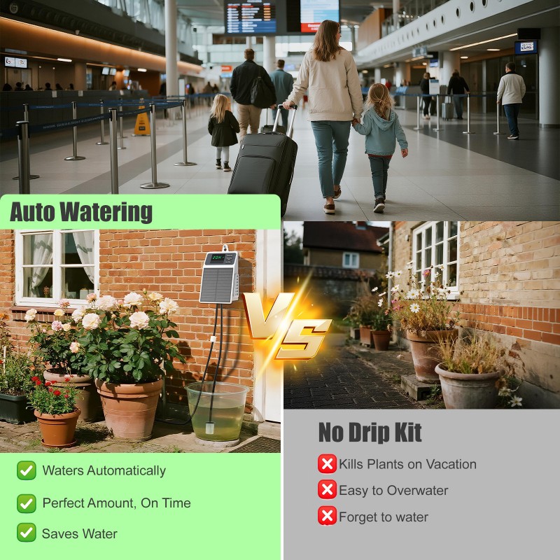 Kit de irrigação por gotejamen - Outdoor Power And Plant avaliação e preço