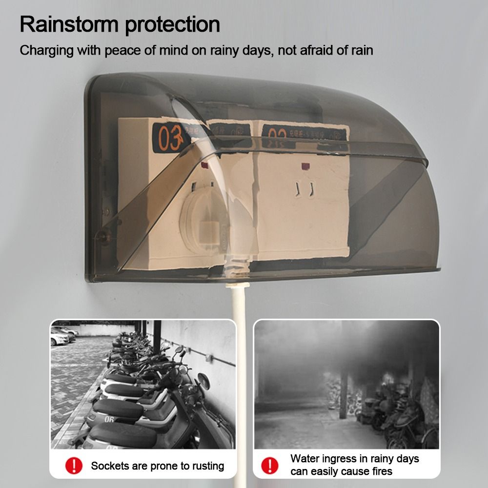 1 pçs tomada ao ar livre caixa - Outdoor Power Box Cover avaliação e preço