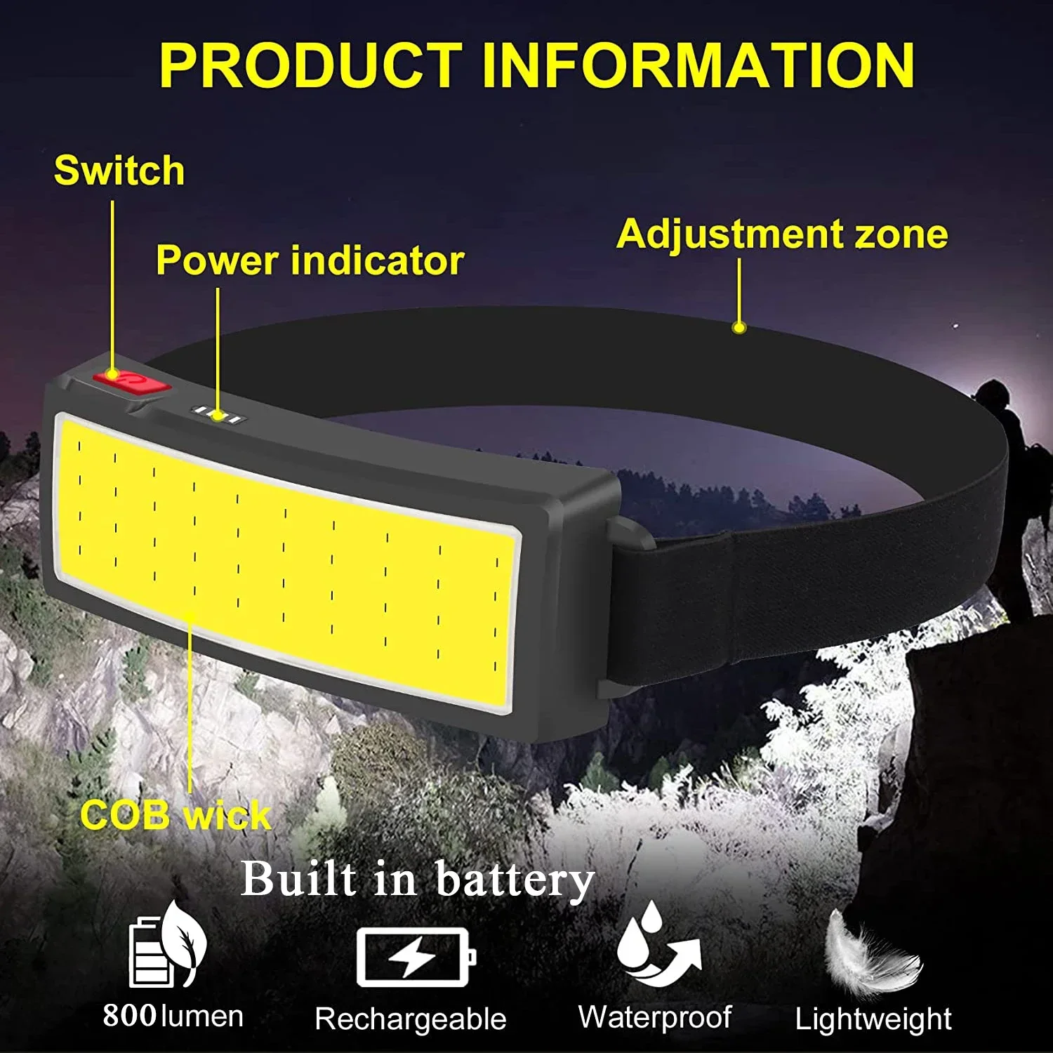 Poderoso cob led farol tipo-c  - Outdoor Power Head avaliação e preço