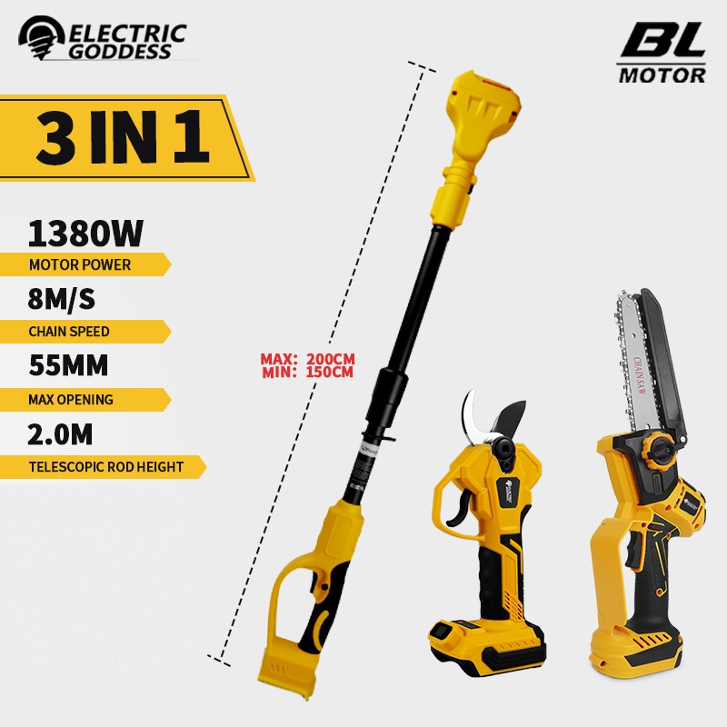 Sem escova 6 Polegada motosser - Electric Chainsaw Battery avaliação e preço