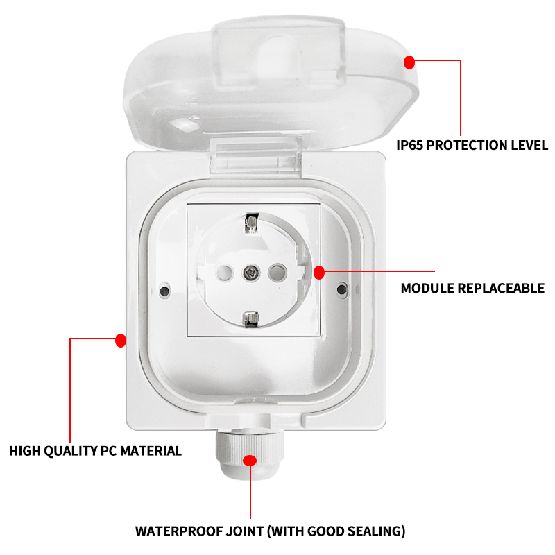 Tomada de Parede Externa IP65  - Outdoor Kitchen Power Outlet avaliação e preço
