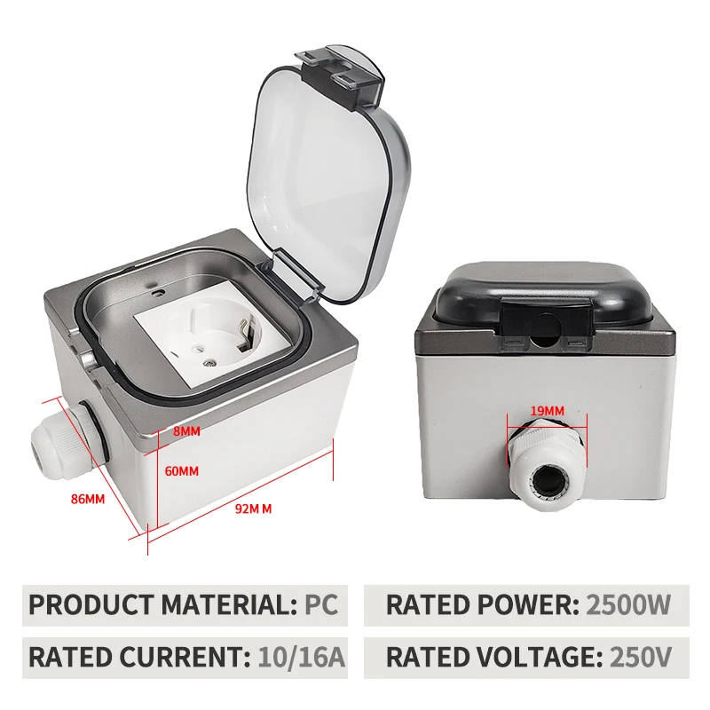 Tomada de Parede Externa IP65  - Outdoor Kitchen Power Outlet avaliação e preço
