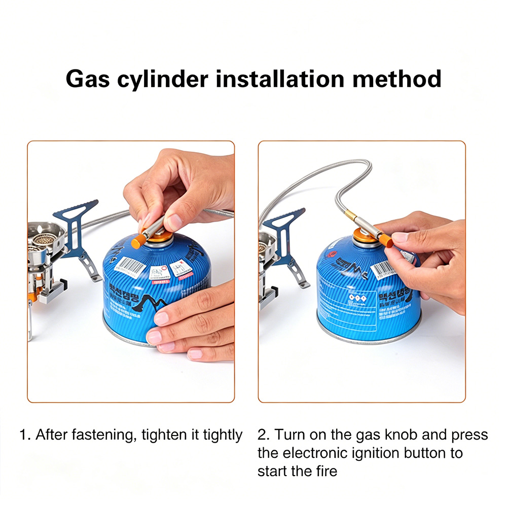 Fogão a Gás Portátil Dobrável  - Outdoor Power Head avaliação e preço