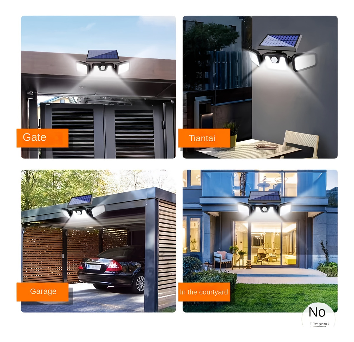 Aplique solar de parede LED |  - Outdoor Power Outlet Weatherproof avaliação e preço