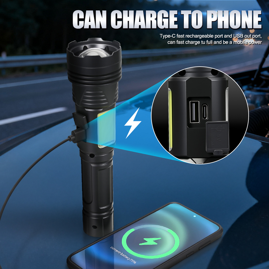 Lanterna LED Portátil Poderosa - Outdoor Powerbank avaliação e preço